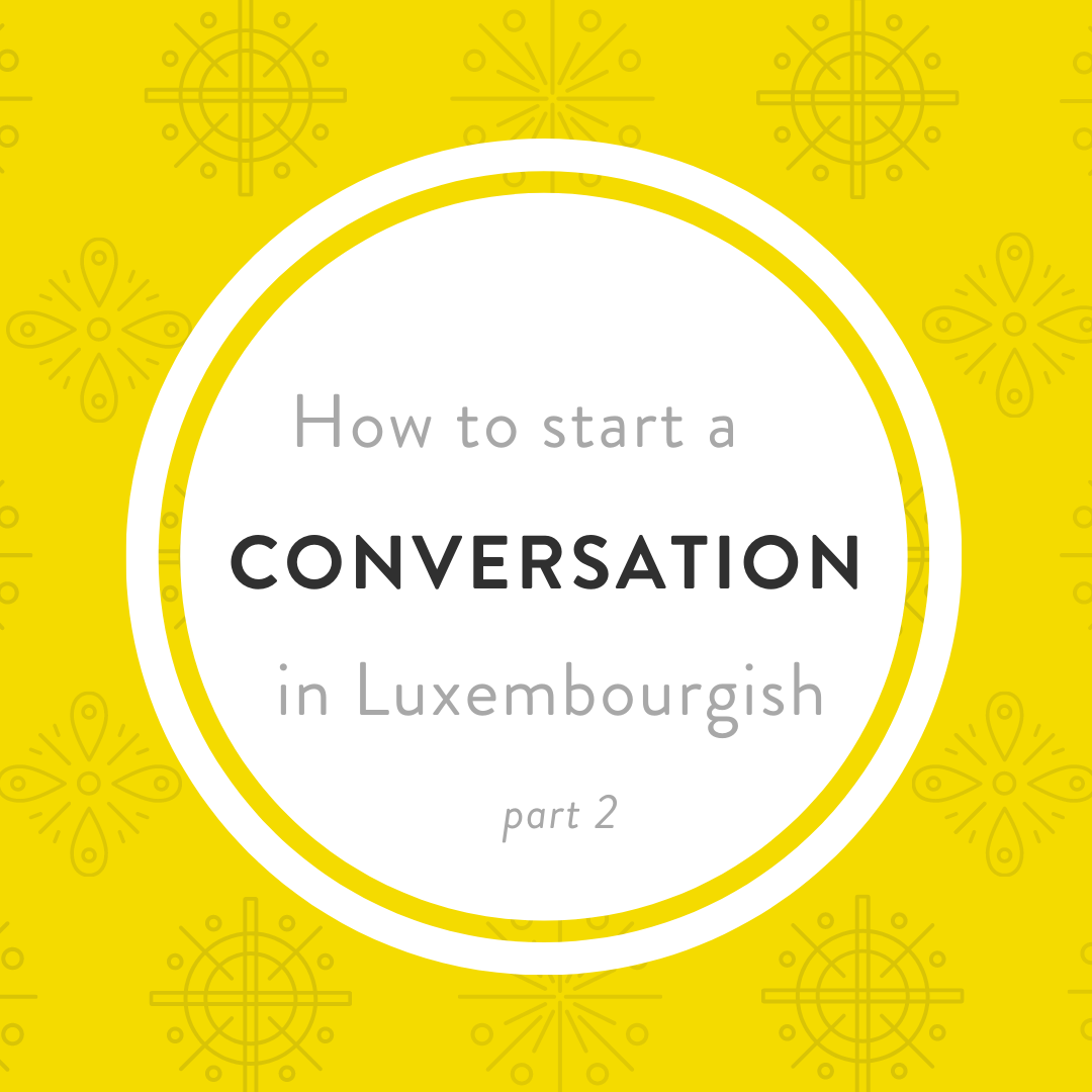 Luxembourgish conversation