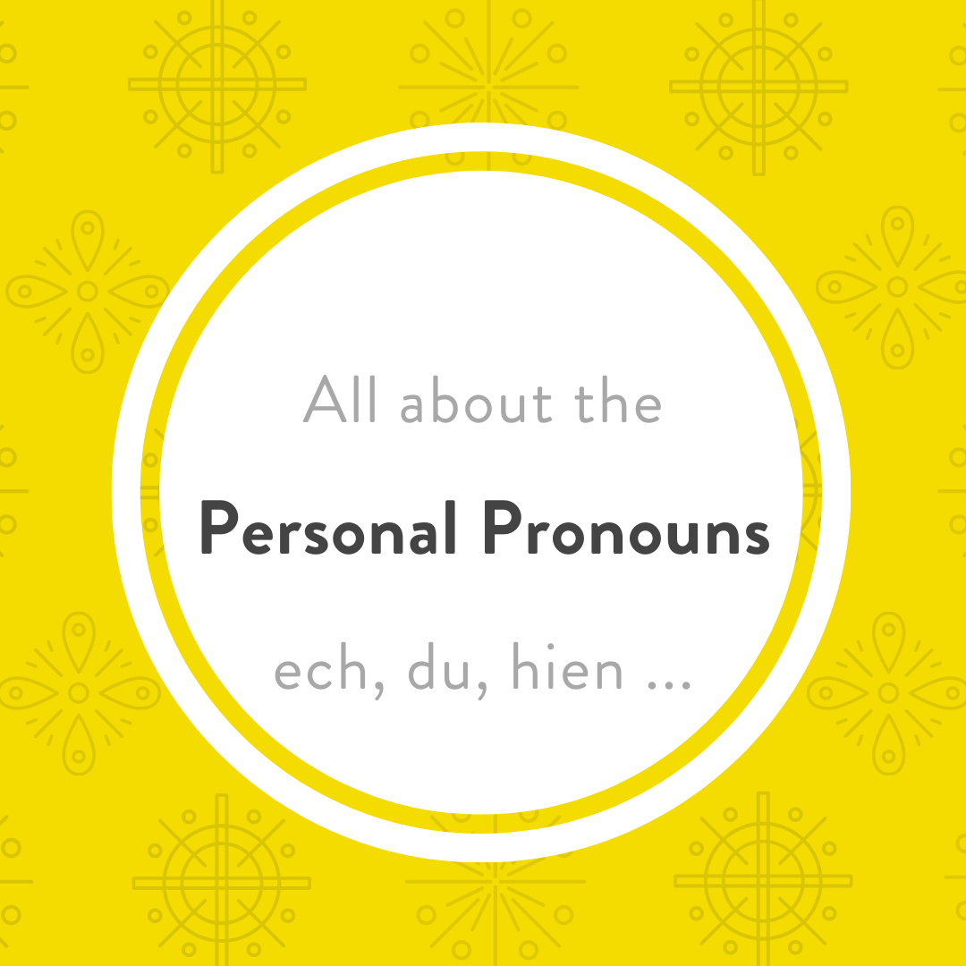 Luxembourgish personal pronouns