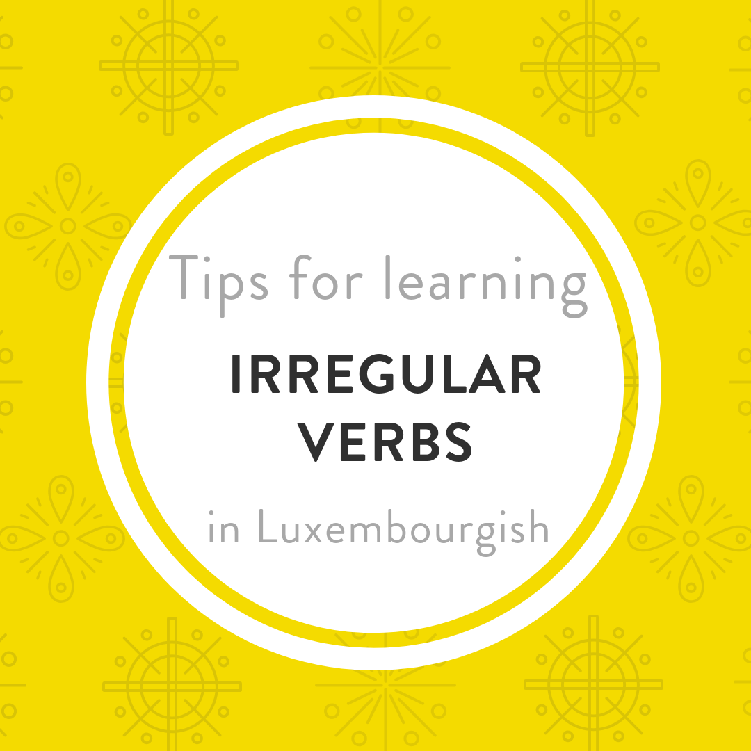 Luxembourgish irregular verbs