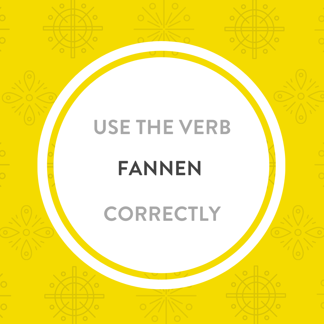 Luxembourgish verb fannen